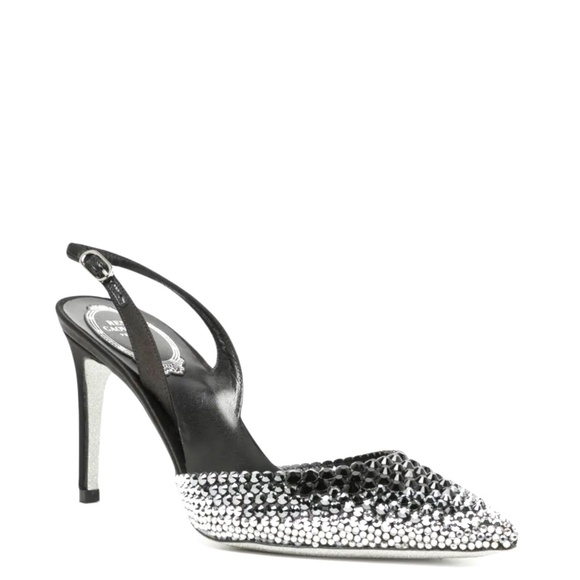 Rene Caovilla Jackie Crystal studded Sling-Back Pump in size US9 - Picture 8 of 16